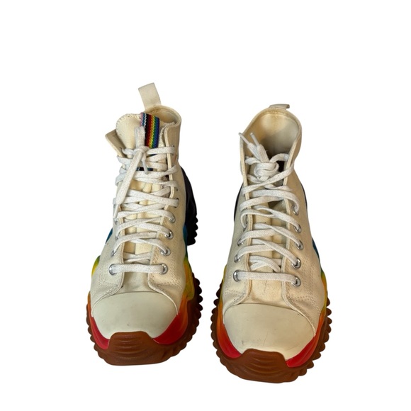 Converse Run Star Motion Platform High Top Pride Sneakers Shoes Men’s Size 8 - Picture 2 of 7